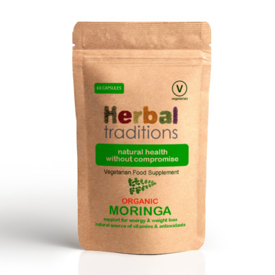 Kräutertraditionen Bio Moringa Blatt Kapseln 
