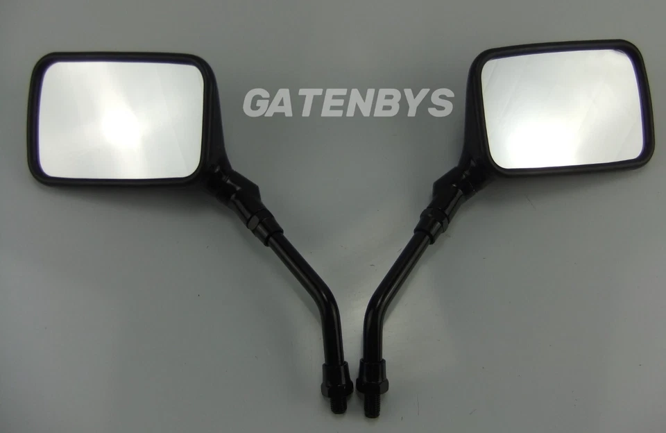 New Black For Yamaha XS750 1977-1979 Motorcycle Mirrors 10mm Left & Right XS 750 - Image 4 of 4