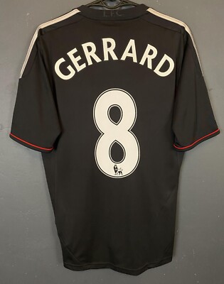 MEN'S FC LIVERPOOL 2011/2012 STEVEN GERRARD SOCCER FOOTBALL SHIRT