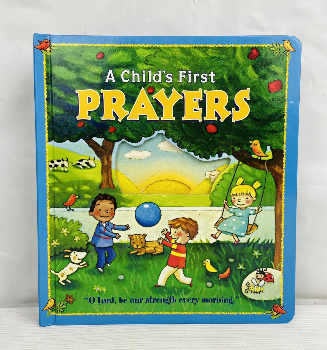 Vintage Children’s First Prayer Board Book by Dee Ann Grand Religion Bible  2002