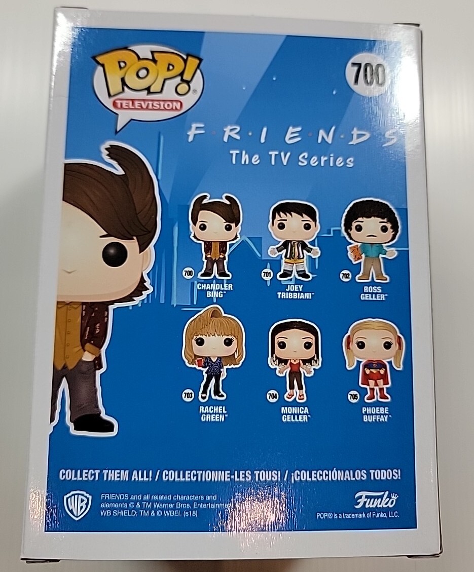 Funko Pop! Television: CHANDLER BING 80's Hair #700