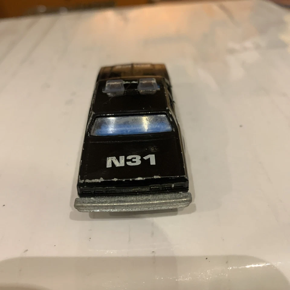 Used Majorette Chevrolet Police Car No.240 Rare Black Version Diecast Collectors - Image 4 of 4