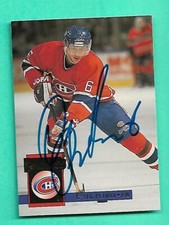 (1) OLEG PETROV MONTREAL CANADIENS  HOCKEY SIGNED CARD (V8153)  