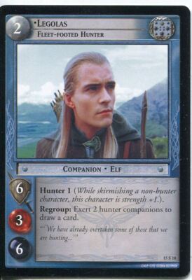 Herr der Ringe CCG Jäger 15S18 Legolas, Flottenfußjäger