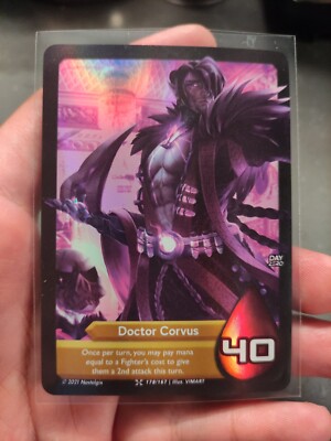 /565 Nostalgix TCG Kickstarter Day Zero VOID RARE DOCTOR CORVUS ULTRA RARE