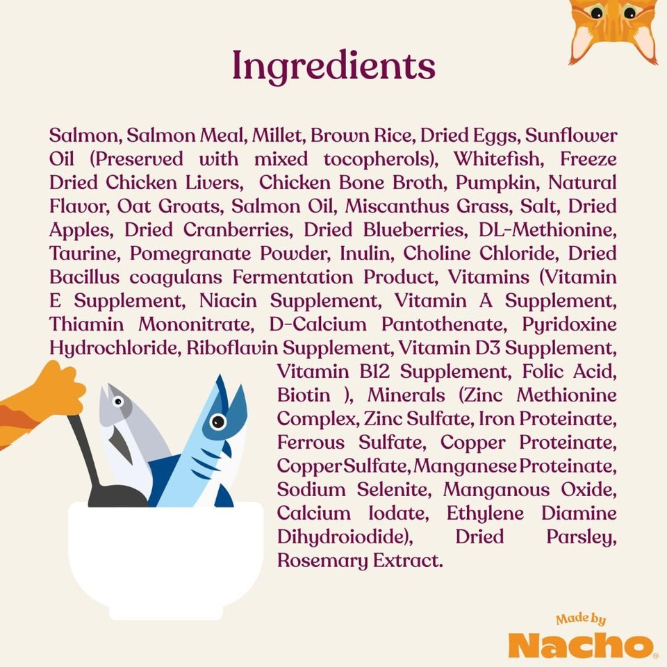 Made by Nacho Premium Dry Cat Food High Protein Kibble withFreeze Dried