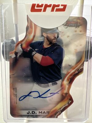 2021 J.D. Martinez #/150 Bowman's Best Die Cut Heatwave Auto autograph Topps 