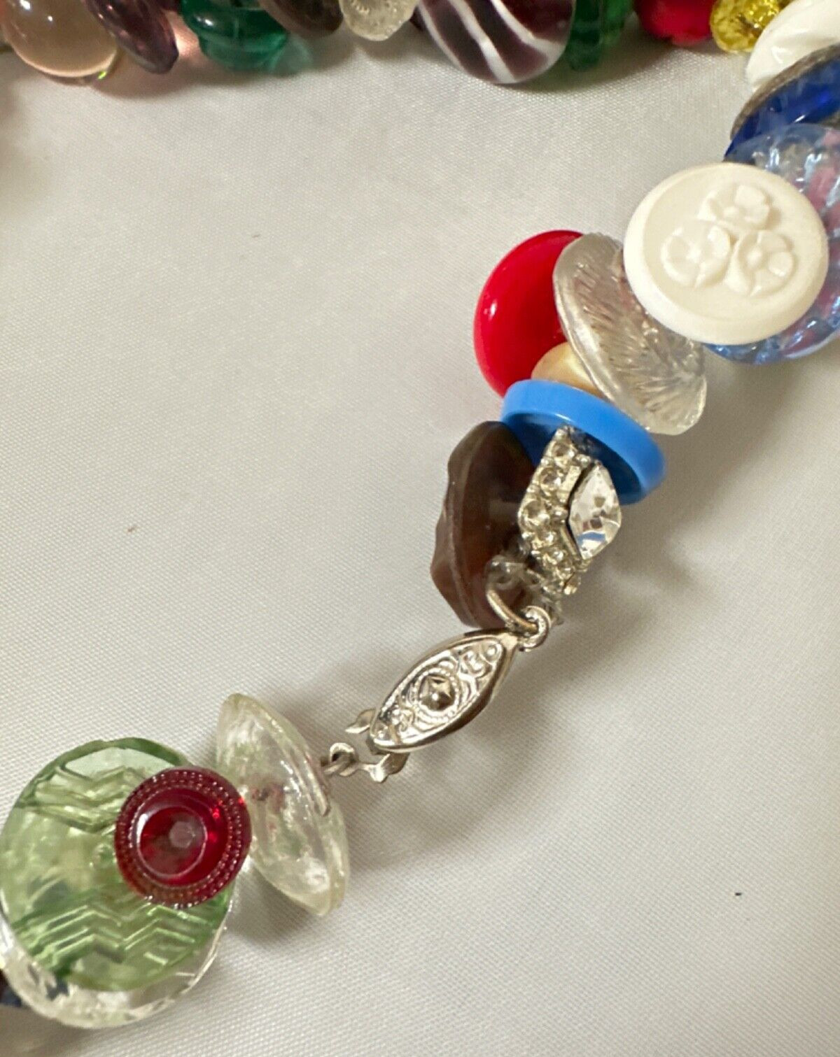 Antique Beautiful Designed Multicoloured Glass Be… - image 7