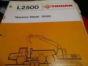 Trojan L2500 Wheel Loader Operators Manual | eBay