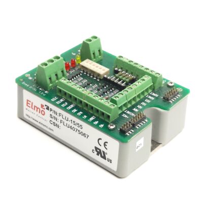 Elmo Motion Control FLU-15/55 Servo Amp., 10-56VDC Supply, 15/30Amps, DC Output