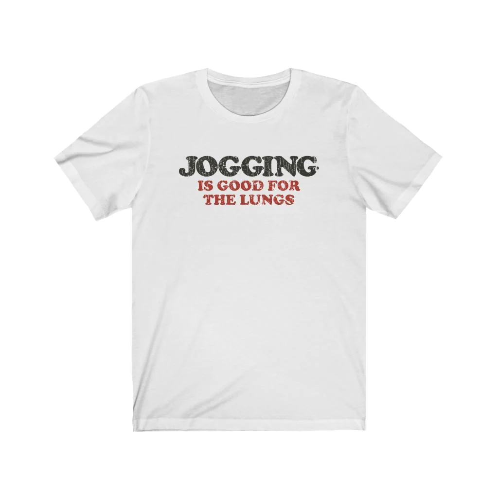 Jogging is Good For The Lungs 1975 Vintage Men's T-Shirt