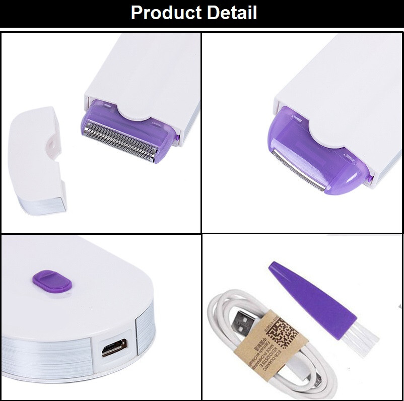 Hair Eraser Silky Smooth Painless Shaver Trimmer Razor Remover Tool