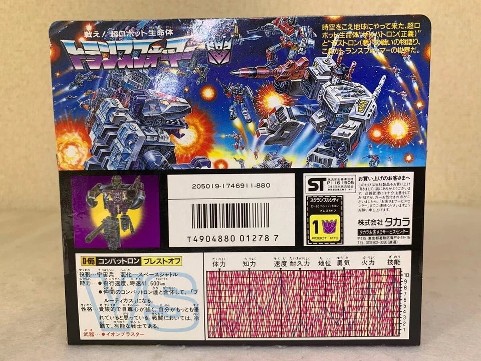 NEW Hasbro D-65 The Transformers Vintage G1 ASTROTRAIN Action Figure Japanese - Image 2 of 4
