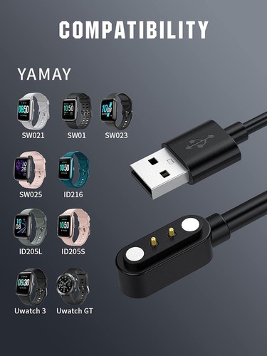 Chargeur Supérieur pour Série Letefit/SW/ID et Umidigi Uwatch - Haute Performance - Photo 4 sur 12