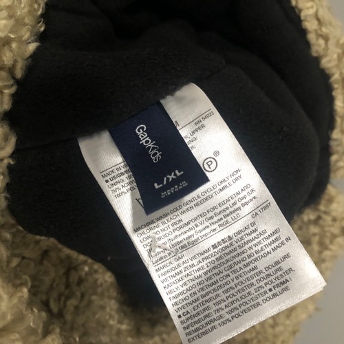 GAP KIDS Sherpa Lined Aztec Navajo Multi Fleece Art Trapper Hat L/XL - Picture 6 of 8
