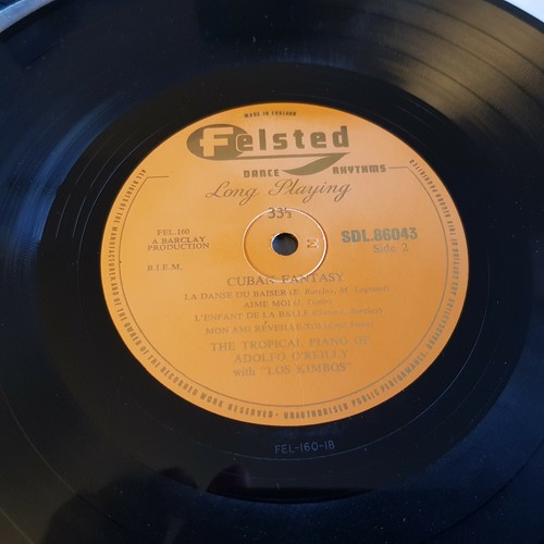 Vinilo Felsted Records 1956 Cuban Fantasy 10" SDL 86043 Adolfo OReilly Revolution - Imagen 11 de 12
