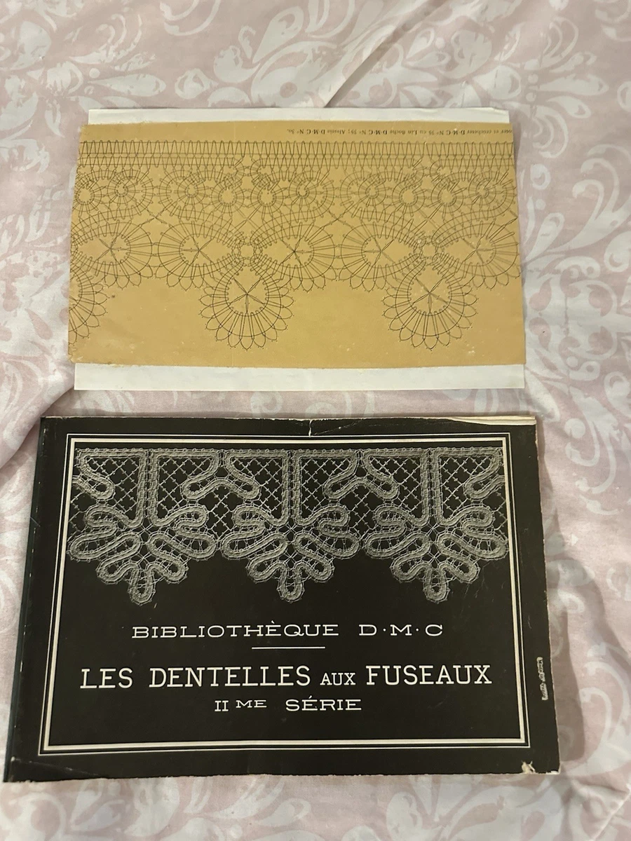 1924 DMC Les Dentelles aux Fuseaux IIme Serie Bobbin Lace Patterns Dillmont