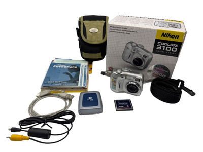 Nikon Coolpix 3100 Digital Camera 3.2mpx [OVP] - funktioniert aus Sammlung