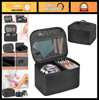 Portable Wax Warmer Bag - Organizer Case for Hard/Soft Wax, Tools & Accessories,