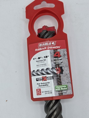 #ad Diablo Rebar Demon 1quot;x8quot;x13quot; SDS MAX Carbide Drill Bit $64.95