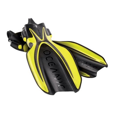 DUWT  OCEANIC MANTA RAY FLOSSEN FIN, YELLOW/BLACK Tauchflossen SALE