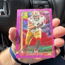 SECOND SALE  Topps 2025 Chrome Pink /250 Kyle Juszczyk #270 San Francisco 49ers