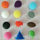 2 PCS Glass Charms for Drinks Cup Silicone Label Suction Markers
