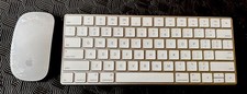 Apple Magic Keyboard  Magic Mouse Wireless Bluetooth   Tested   Clean   Working