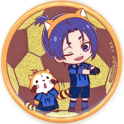 Reo Mikage Blue Lock Badge Pin Mini Character Raccoon Rascal POP UP SHOP