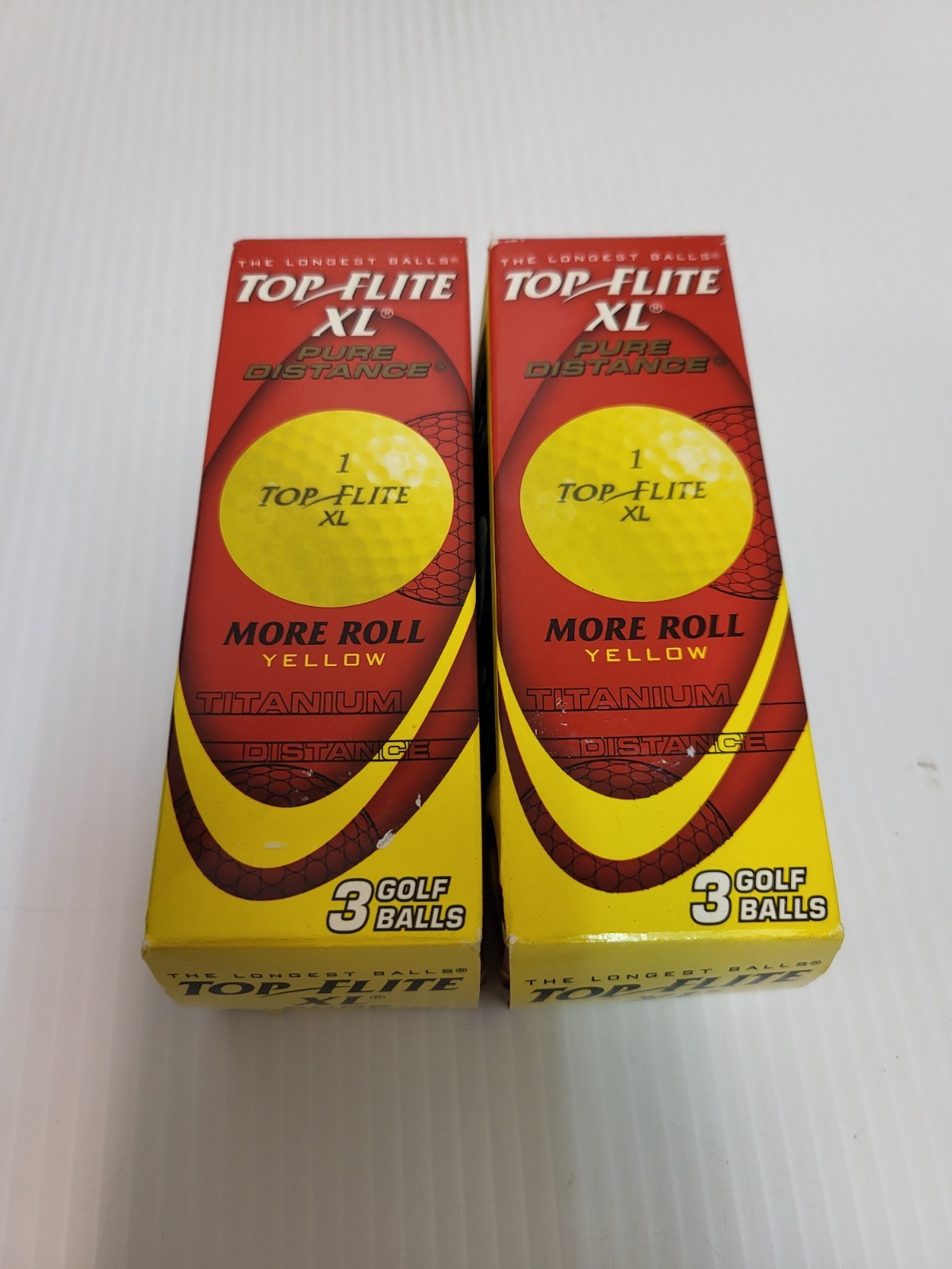 Balls - Distance Yellow - 2 Packs With 6 Total Balls