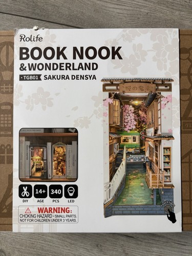 Rolife Sakura Densya 3D Wooden DIY Miniature House Book Nook - TGB01 - Picture 2 of 9