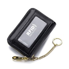 Tapp Collections RFID Credit Card Holder, 4.50 x 3.25 x 1.25 inches, Black