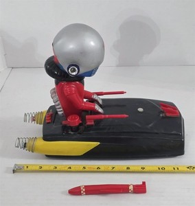 X-715 VINTAGE 1950'S J. ZIMMERMAN Z-MAN THE BRAIN BATTERY OPERATED TOY 
