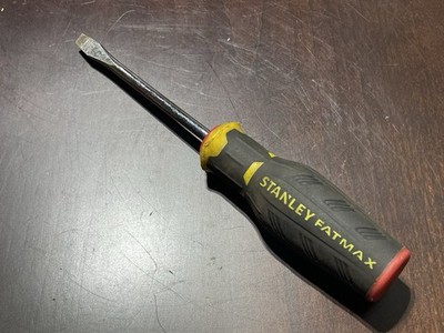 Stanley FatMax 4  9  Overall Slotted Screwdriver   Magnetic Tip
