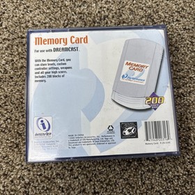 Sega Dreamcast Blue Memory Card Lot Tested With Case