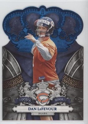 2010 Panini Crown Royale Rookie Blue 10/100 Dan LeFevour #121 Rookie RC 0u7