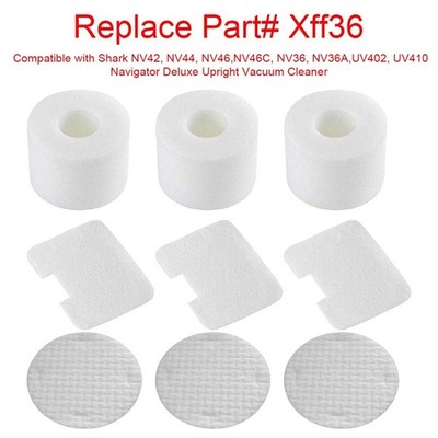 For Shark Navigator Vacuum NV36, NV42, NV46 Filter Kit Felt & Foam ( XFF36 )