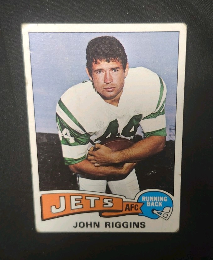1975 Topps John Riggins #313 - New York Jets Good 