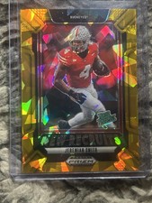 2025 Panini Prizm Draft Picks - New Recruits Jeremiah Smith #25 Gold Ice...