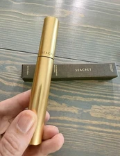 Seacret Non Smudge Mascara Black NEW Minerals From Dead Sea Cone Shaped Brush