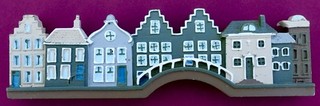 Souvenir Fridge Magnet Amsterdam Canal Houses Holland The Netherlands