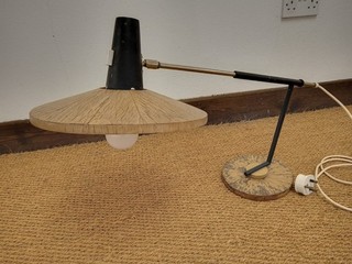 Mid Century Desk Table Lamp by George Frydman for Temde Germany MCM Works fine