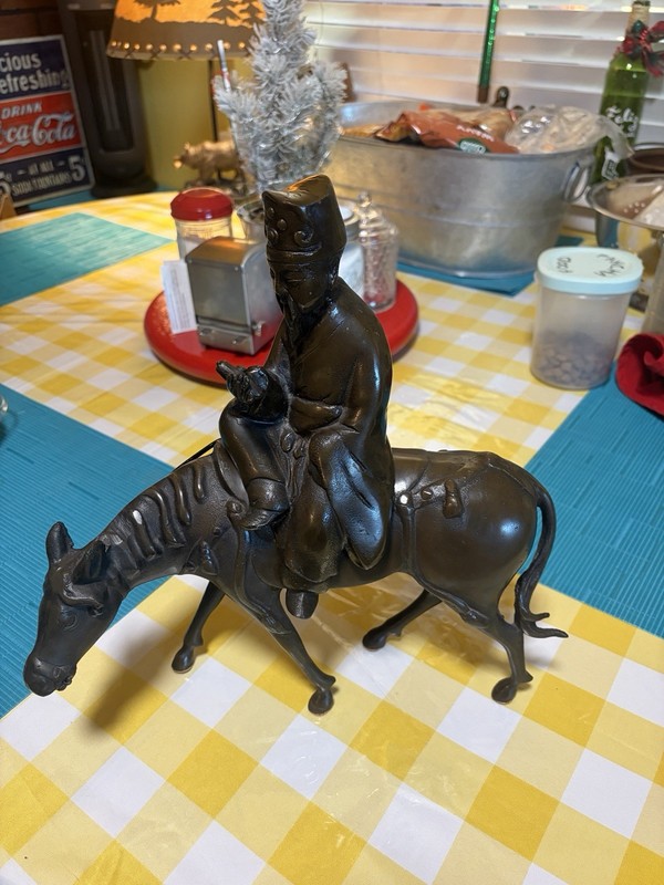 200 Year Old  Bronze Japanese Statue.