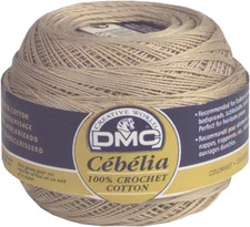 167G 10-712 Cebelia Crochet Cotton, Cream, 282-Yard, Size 10