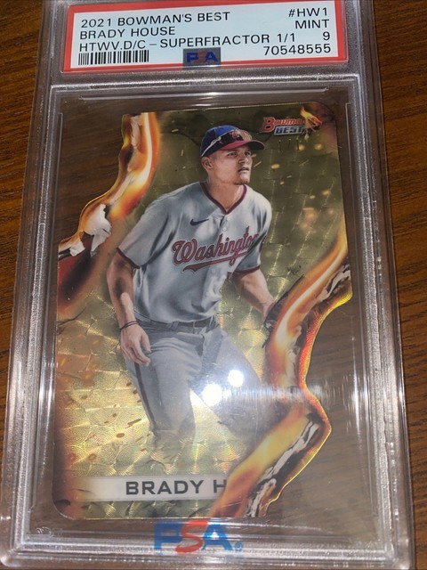2021 Brady House Bowman’s Best Superfractor 1/1 Nationals Heatwave Die-Cut