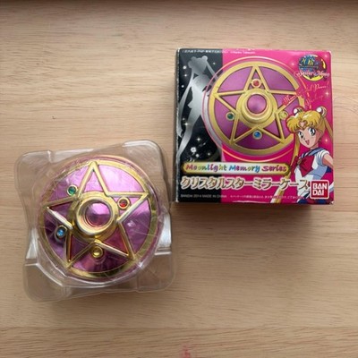 Sailor Moon Crystal Star Mirror Case, Vintage, Mirror Used, Box Poor/Damaged,