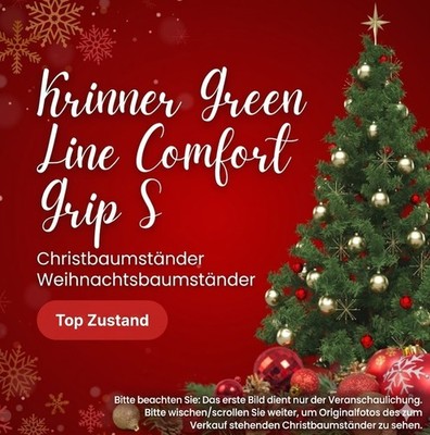 Krinner Green Line Comfort Grip M Christbaumständer - Schwarz