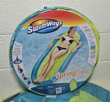 Swimways Spring Float Adult Pool Raft w/ Mesh...