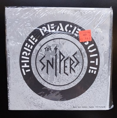 Rare Sealed The Snipers THREE PEACE SUITE 1981 OG 7'' EP Crass Records UK Mint+++
