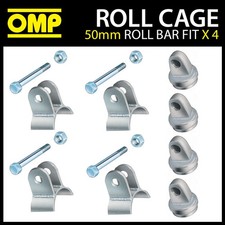 AA0-0122 OMP Roll Cage 50mm Kit di collegamento barra porta (confezione da 4) FIA Race Rally